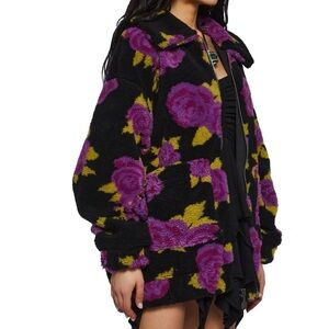 DollsKill - LOVING BLOOM SHERPA JACKET